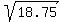 sqrt%2818.75%29