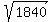 sqrt%281840%29