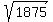 sqrt%281875%29