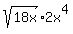 sqrt%2818x%29%2A2x%5E4