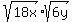 sqrt%2818x%29%2Asqrt%286y%29