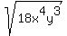 sqrt%2818x%5E4y%5E3%29
