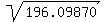 sqrt%28196.09870%29