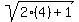 sqrt%282%284%29%2B1%29