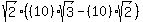 sqrt%282%29%28%2810%29sqrt%283%29+-+%2810%29sqrt%282%29%29