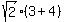 sqrt%282%29%283%2B4%29
