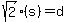 sqrt%282%29%28s%29=d