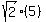 sqrt%282%29%2A%285%29