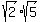 sqrt%282%29%2Asqrt%285%29