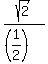 sqrt%282%29%2F%28%281%2F2%29%29