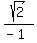 sqrt%282%29%2F%28-1%29