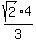sqrt%282%29+%2A+4%2F3