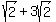 sqrt%282%29+%2B+3sqrt%282%29