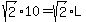 sqrt%282%2910=sqrt%282%29L
