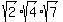 sqrt%282%29sqrt%284%29sqrt%287%29
