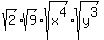 sqrt%282%29sqrt%289%29sqrt%28x%5E4%29sqrt%28y%5E3%29