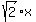 sqrt%282%29x