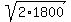 sqrt%282%2A1800%29
