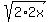 sqrt%282%2A2x%29