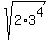 sqrt%282%2A3%5E4%29