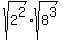 sqrt%282%5E2%29%2Asqrt%288%5E3%29