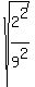 sqrt%282%5E2%2F9%5E2%29