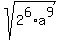 sqrt%282%5E6%2Aa%5E9%29