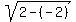 sqrt%282-%28-2%29%29