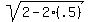 sqrt%282-2%28.5%29%29