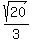 sqrt%2820%29%2F3
