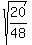 sqrt%2820%2F48%29
