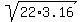 sqrt%2822%2A3.16%29