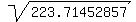 sqrt%28223.71452857%29