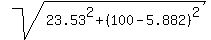 sqrt%2823.53%5E2+%2B+%28100-5.882%29%5E2%29