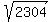 sqrt%282304%29
