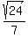sqrt%2824%29%2F7