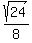 sqrt%2824%29%2F8