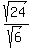 sqrt%2824%29%2Fsqrt%286%29