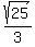 sqrt%2825%29%2F3