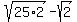 sqrt%2825%2A2%29+-+sqrt%282%29