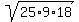 sqrt%2825%2A9%2A18%29