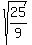 sqrt%2825%2F9%29+