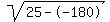 sqrt%2825--180%29