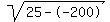 sqrt%2825--200%29