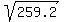 sqrt%28259.2%29