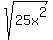 sqrt%2825x%5E2%29+