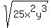 sqrt%2825x%5E2y%5E3%29
