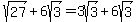 sqrt%2827%29%2B6sqrt%283%29=3sqrt%283%29%2B6sqrt%283%29