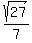 sqrt%2827%29%2F7