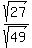 sqrt%2827%29%2Fsqrt%2849%29